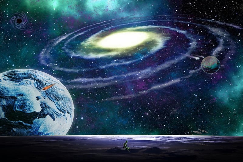 Alien Planet Fantasy Landscape
